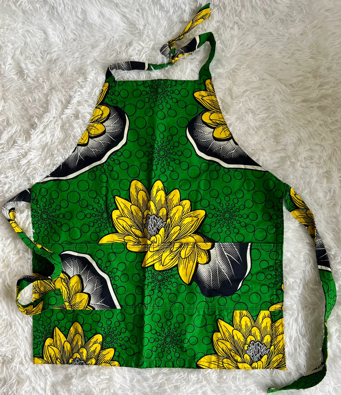 African Print Ankara Apron - Image 5
