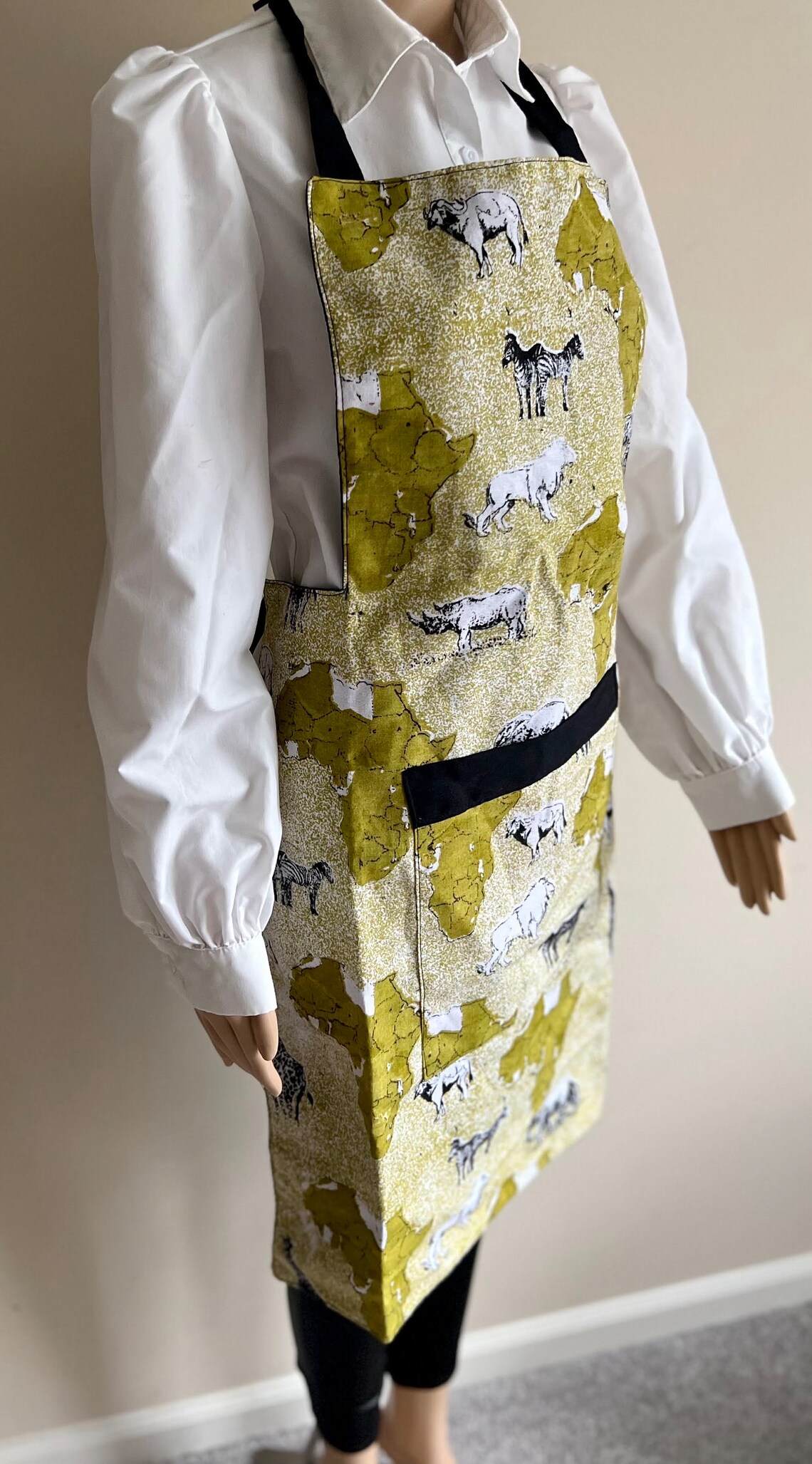 Unisex Apron, African Print Apron - Image 6