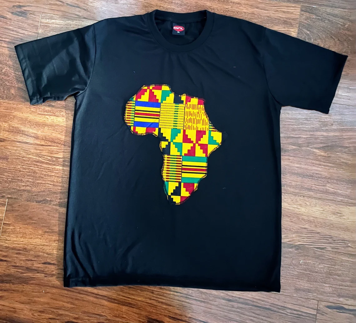 African Print T-Shirt - Image 3