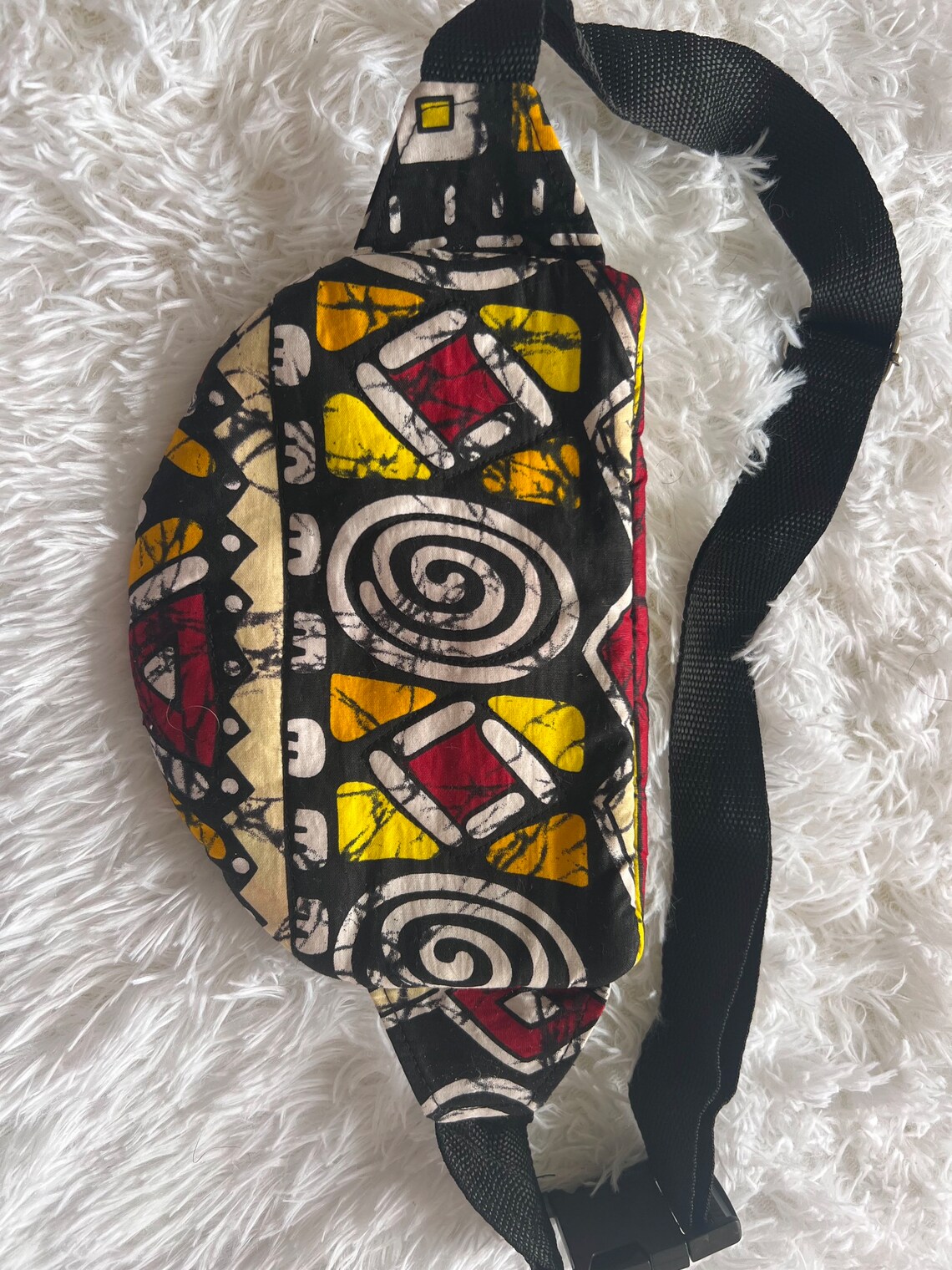 Fabric Fanny Pack, African Print Fanny Pack - Image 2