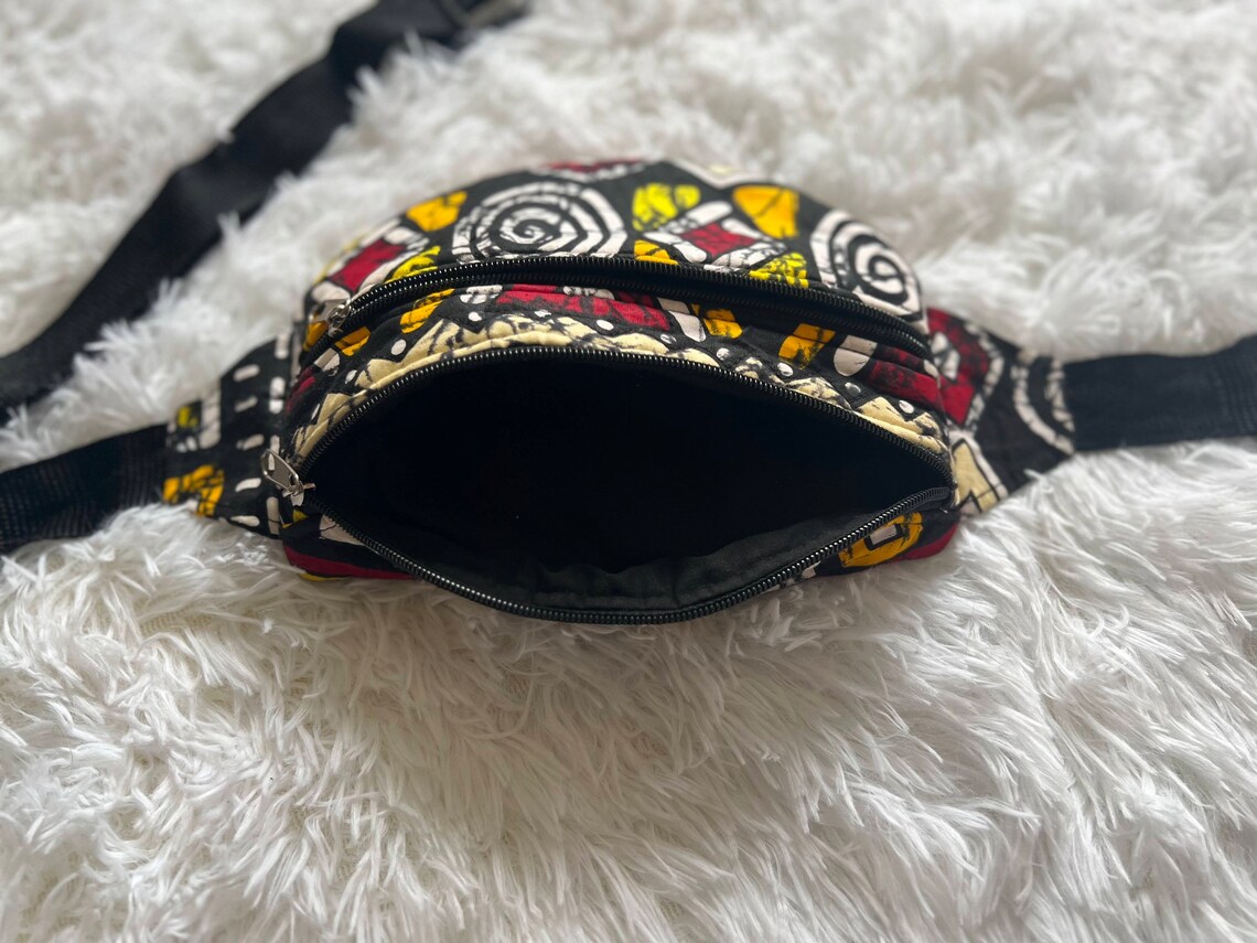 Fabric Fanny Pack, African Print Fanny Pack - Image 5