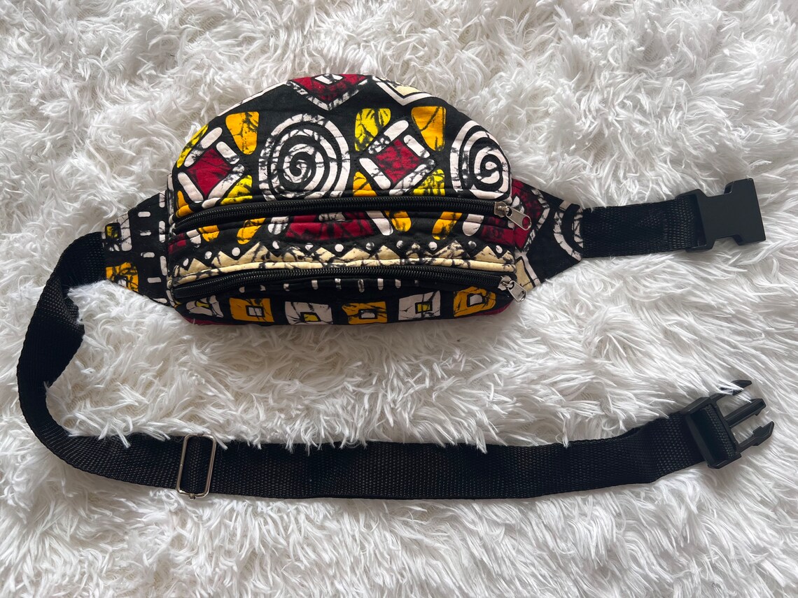 Fabric Fanny Pack, African Print Fanny Pack - Image 7