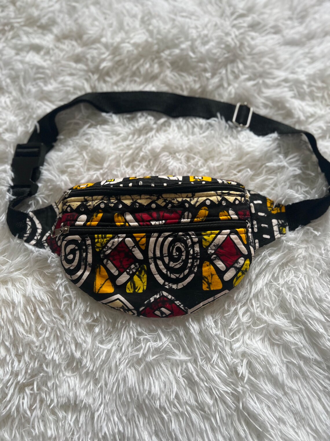 Fabric Fanny Pack, African Print Fanny Pack - Image 6
