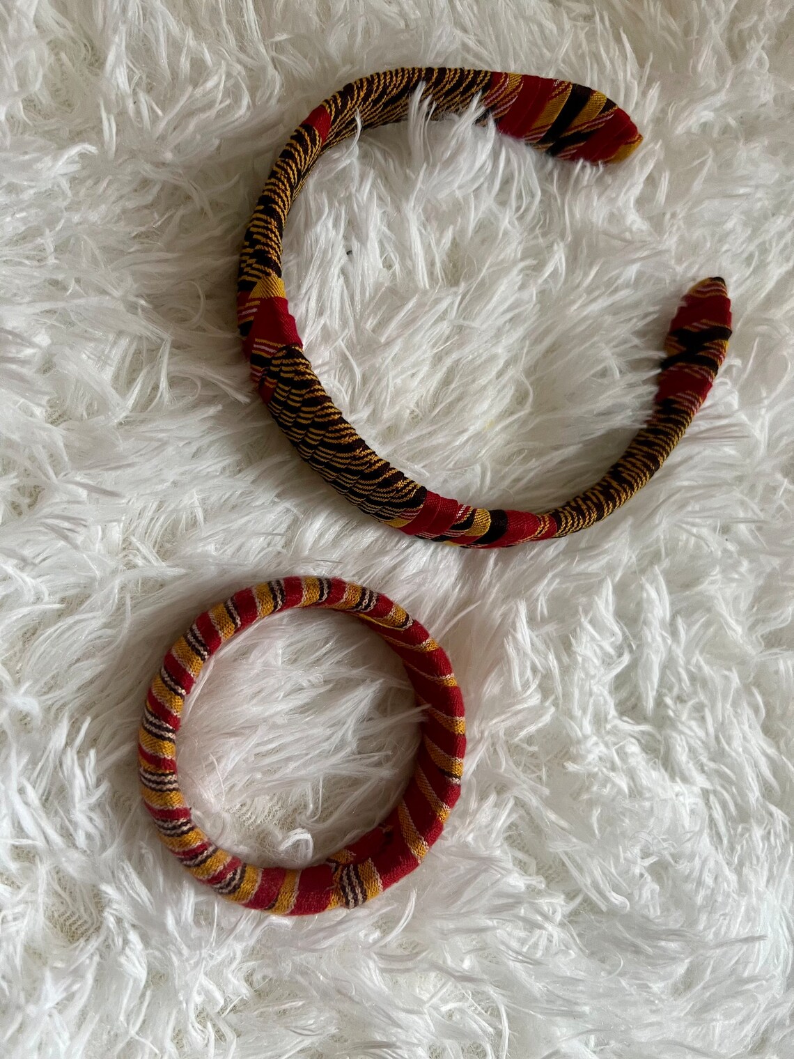 4pcs set 1 Headband,1 Earrings and 2 Bracelets - Image 6