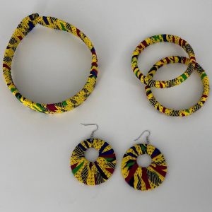 4pcs set 1 Headband,1 Earrings and 2 Bracelets