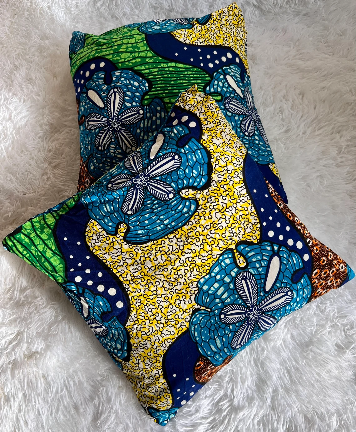 African Print Pillow Cover, Decorative Pillow Covers - Image 8
