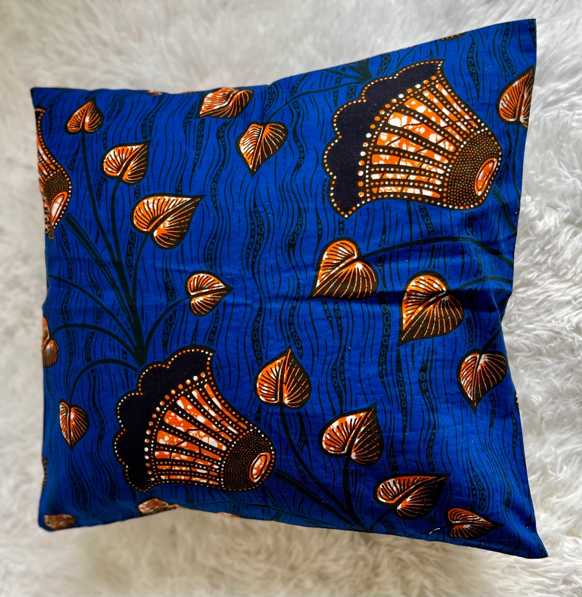African Print Pillow Cover, Decorative Pillow Covers - Image 5