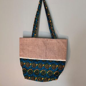 Handmade African Print Bag, Tote Bag