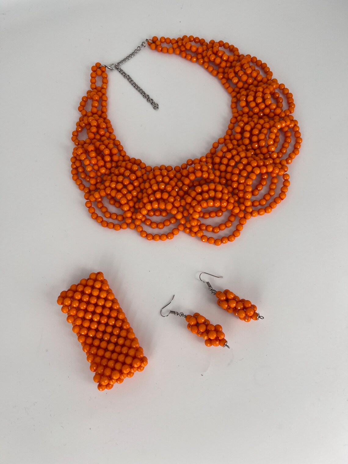 Beaded Necklace, 4pcs Necklace Set - Image 6