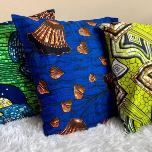 African Print Pillow Cover, Decorative Pillow Covers