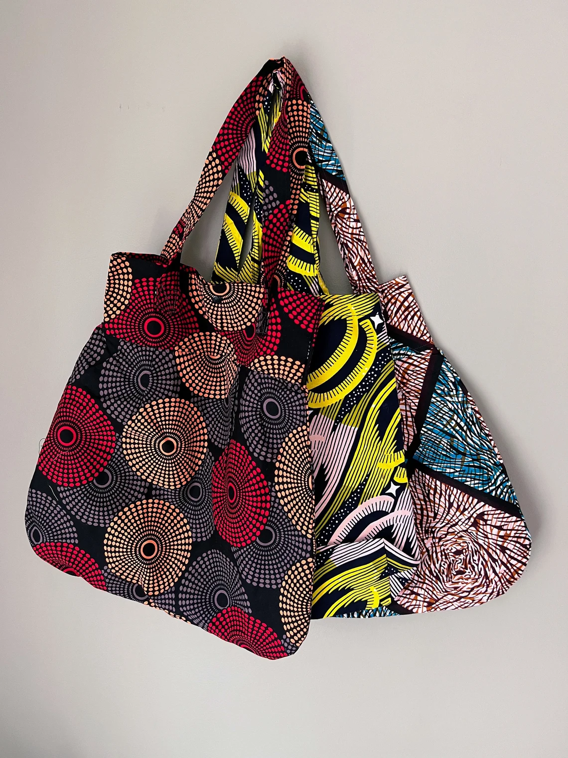 Shopping Bag Tote, Ankara Bags