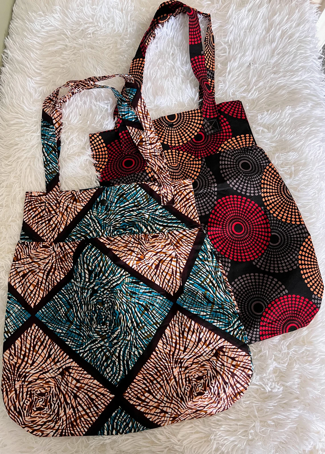 Shopping Bag Tote, Ankara Bags - Image 8