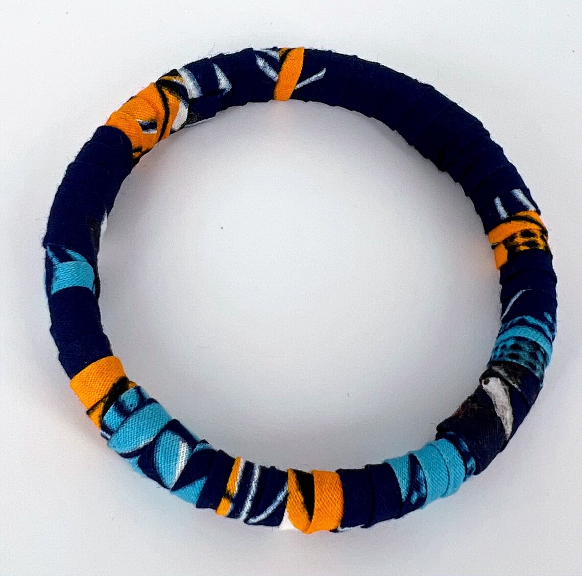 Ankara fabric Bracelet, African Print Bracelet - Image 6