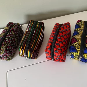 African Print Makeup Bags