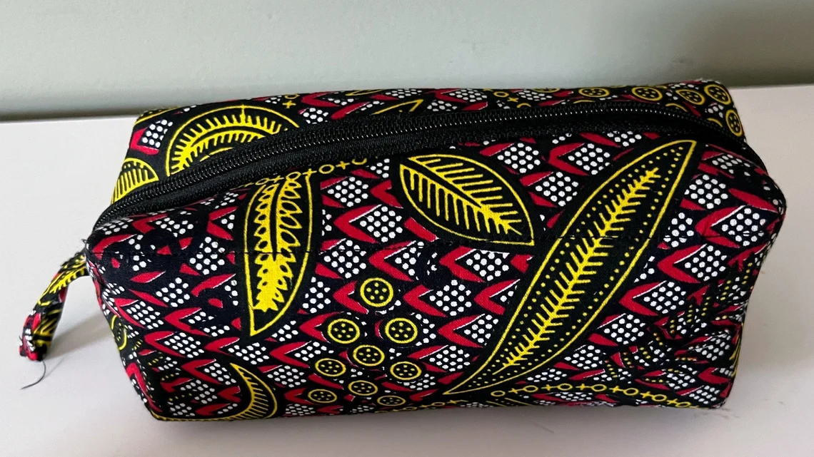 African Print Makeup Bags - Image 4