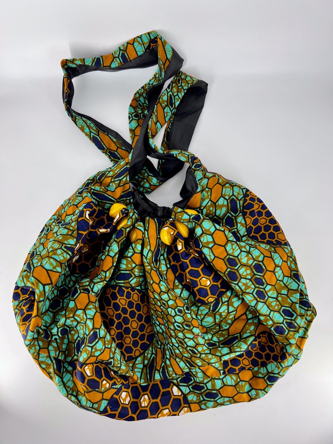 African fabric Hobo Bag - Image 6