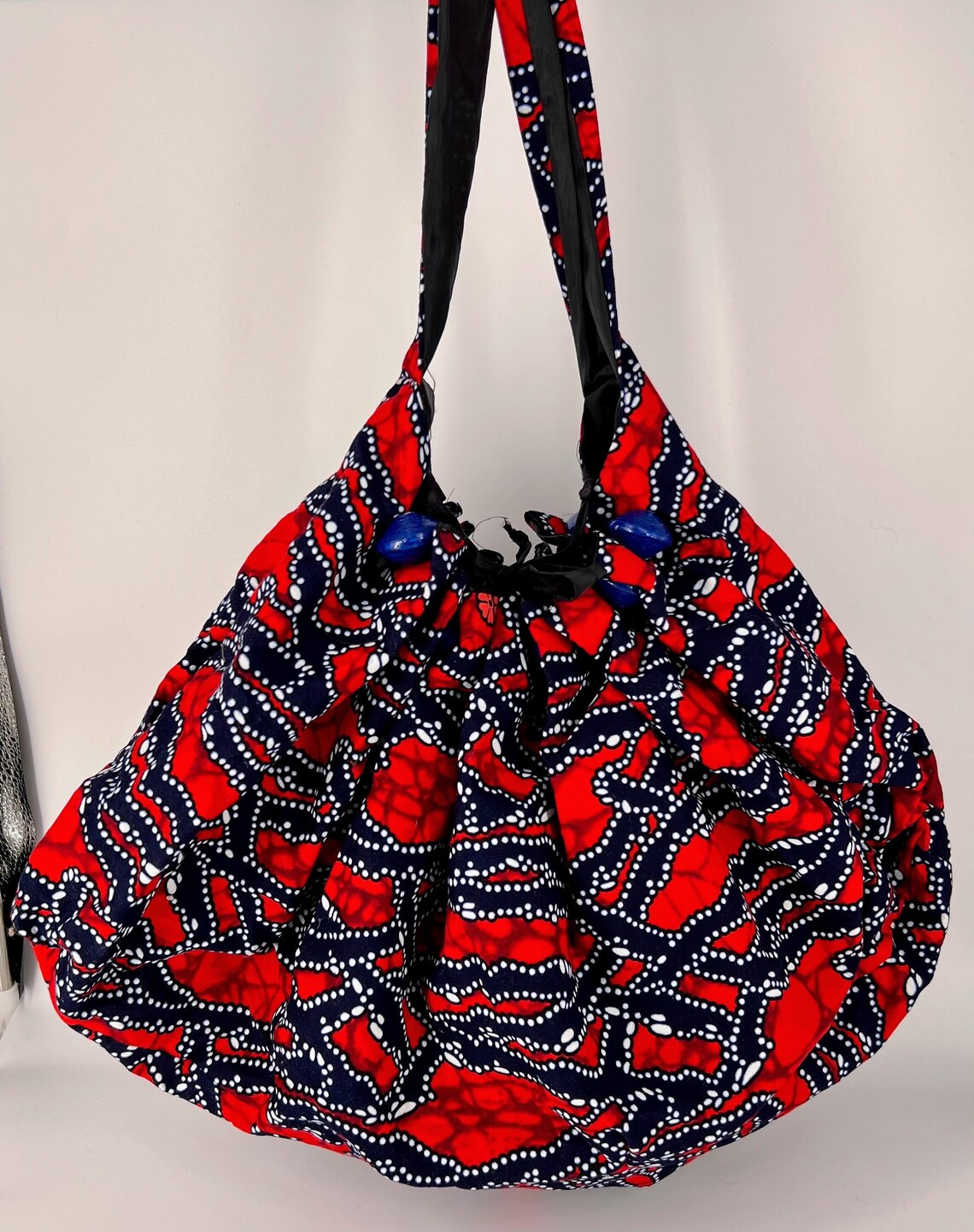 African fabric Hobo Bag - Image 3