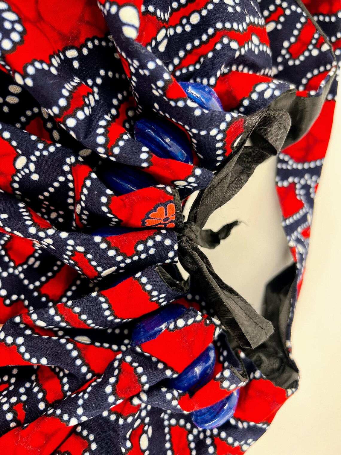 African fabric Hobo Bag - Image 5