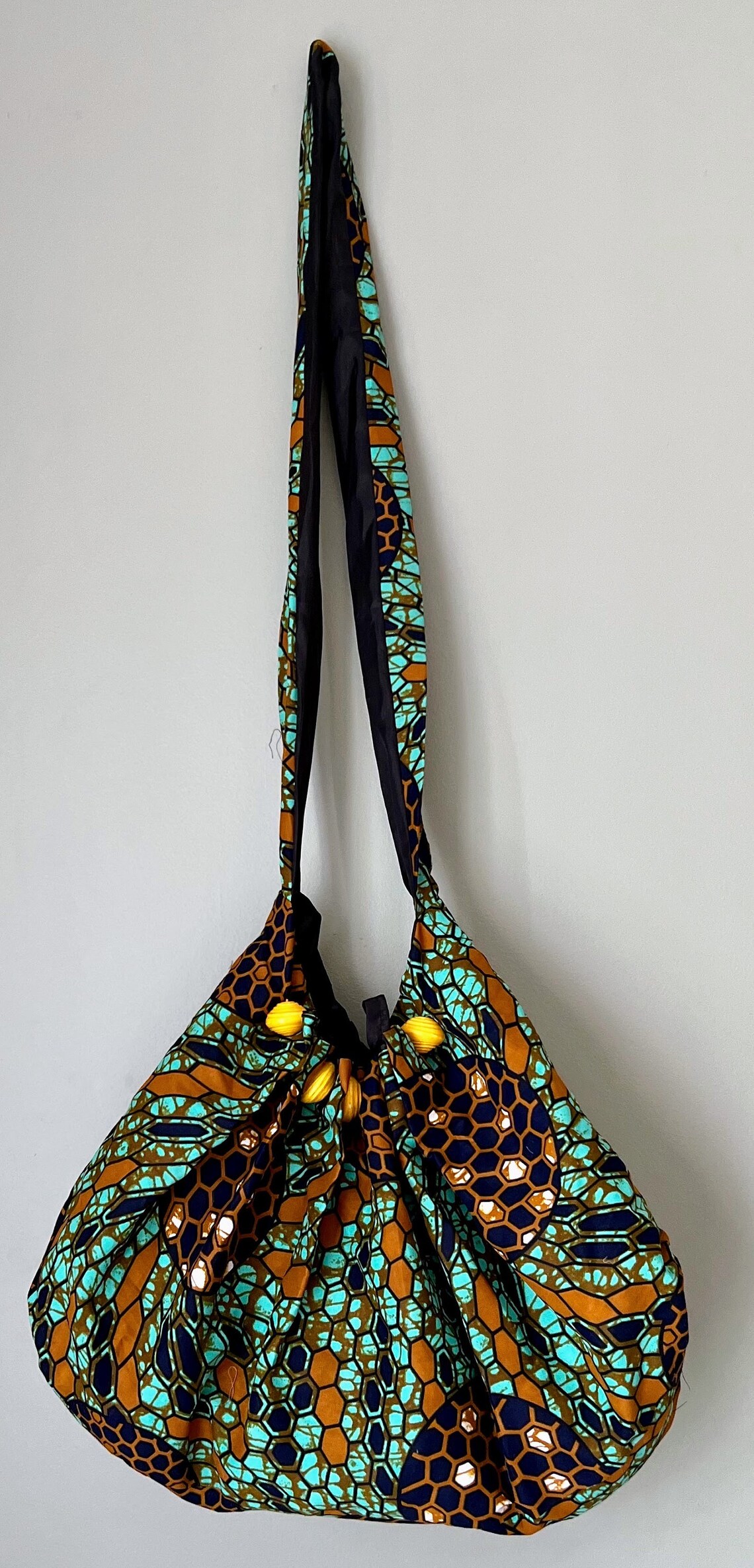 African fabric Hobo Bag - Image 2